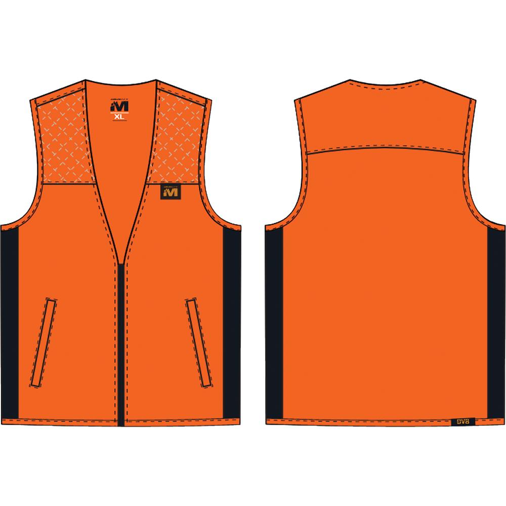 Muddy DV8 Lightweight Hunting Vest Blaze Orange L