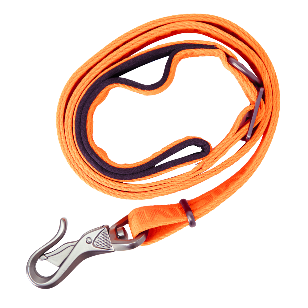 MoMarsh Adjustable Dog Leash 47"-72" Hunter Orange