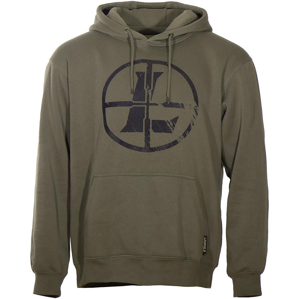Leupold Distressed Reticle Hoodie Ash Green S