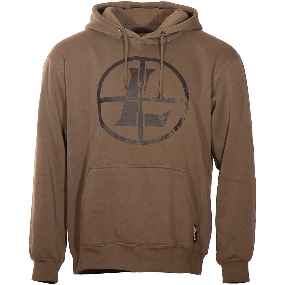 Leupold Distressed Reticle Hoodie Otter 3XL