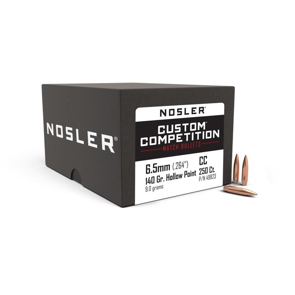 Nosler Custom Competition Rifle Bullets 6.5mm .264" 140 gr HPBT 250/ct