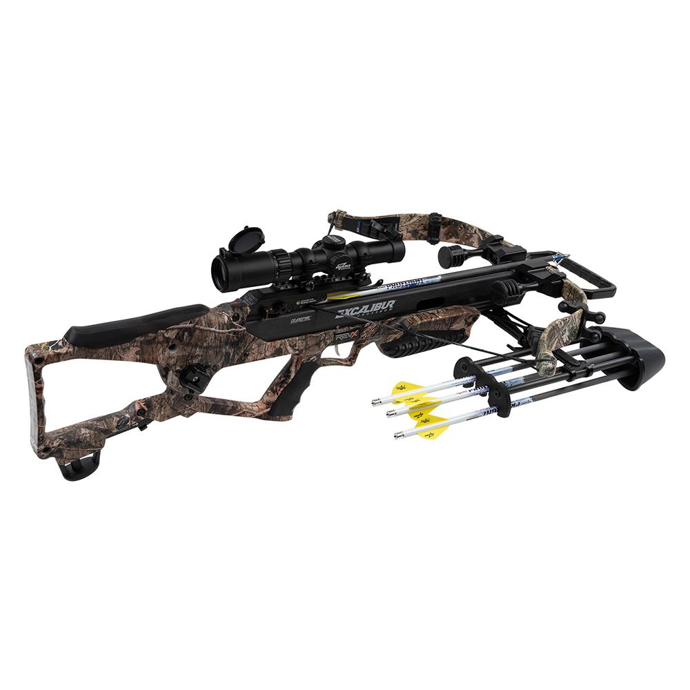 Excalibur REVX Crossbow with Overwatch Scope Mossy Oak Country DNA