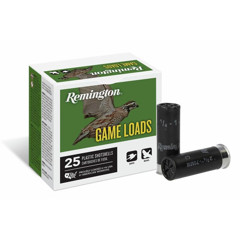 Remington Lead Game Load Shotshells 16 ga 2-3/4" 1 oz 1200 fps #8 25/ct