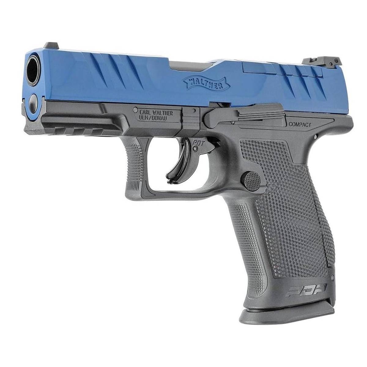 Umarex T4E Walther PDP Compact 4" OR LE BlueTraining Paintball Marker .43 cal-blu/blk (4'')