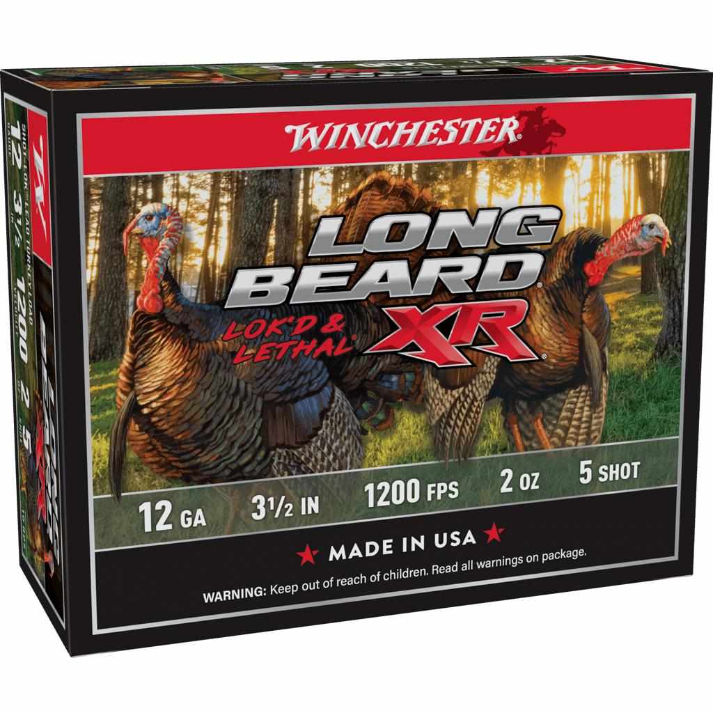 Winchester Long Beard XR Shotshells 12 ga 3-1/2" 2 oz #5 1200 fps 10/ct