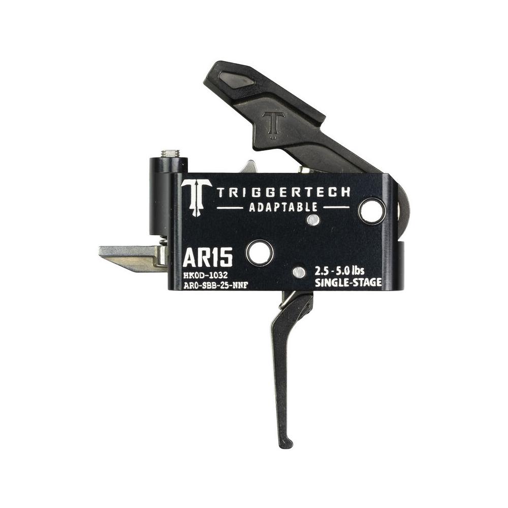 TriggerTech AR15 Single-Stage Adaptable Flat Trigger Black