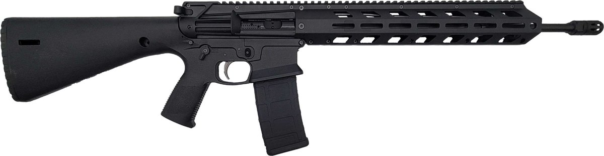 Wraithworks WARP-15 Polymer AR15 Rifle - Black | .223 Wylde | 16" Black Nitride Pencil Barrel