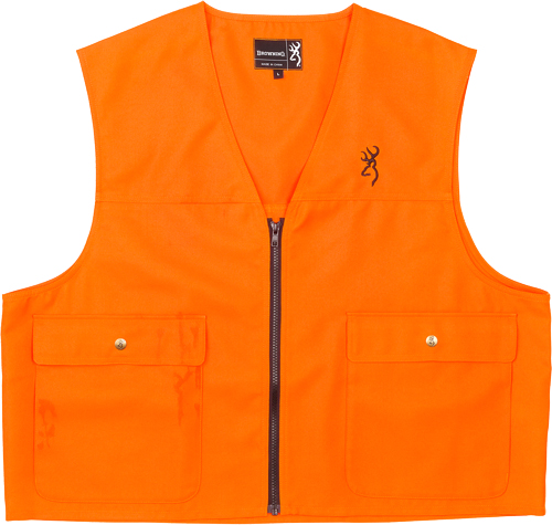 BROWNING SAFETY VEST BUCK - MARK LOGO BLAZE ORANGE 2XL