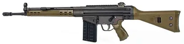 PTR 101 91GIR 308WIN 18" RFL GRN/PRK W/WELDED SCP MNT