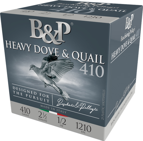 B&P 410 2.5" 1/2OZ #6 - 1210FPS 250RD CASE LOT