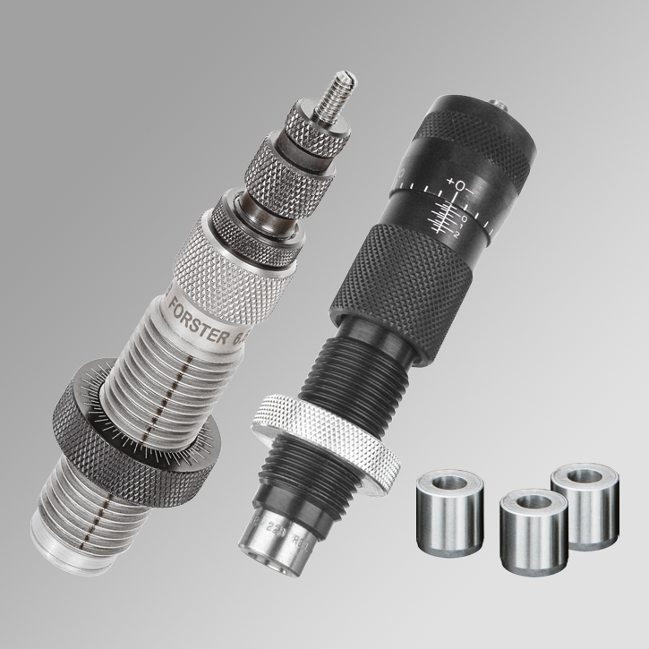 Forster Bushing Full Length Sizing Die Bench Rest Ultra Micrometer Seater Die and 3 bushings (288 290 292) 6.5 PRC