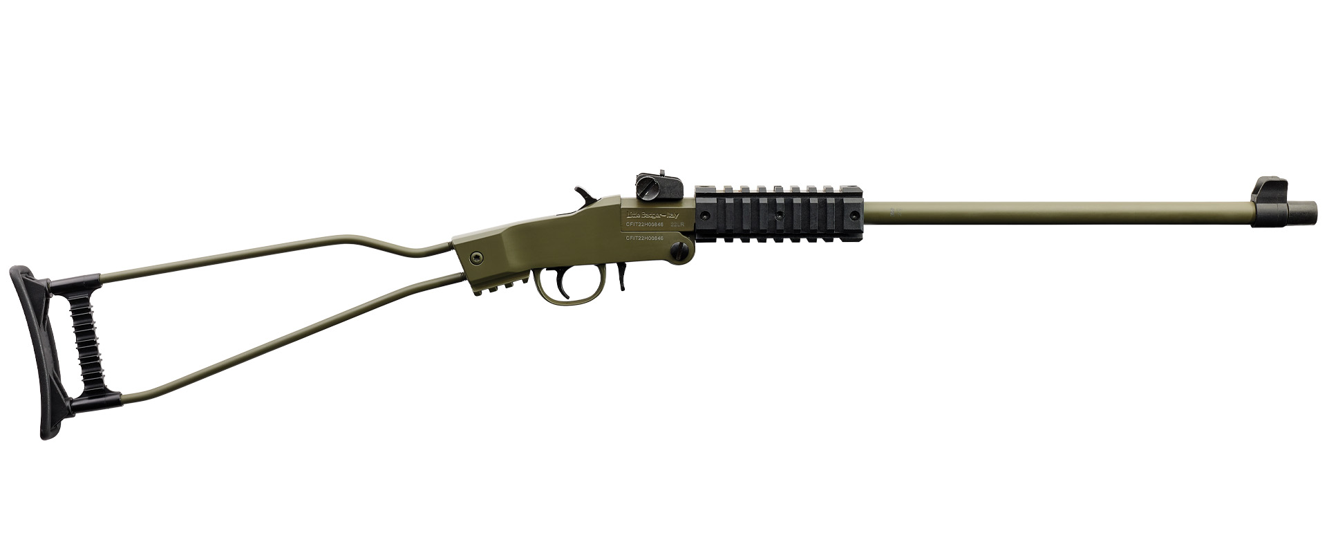 CHIAPPA LITTLE BADGER 22LR RFL OD GRN W/BK PACK