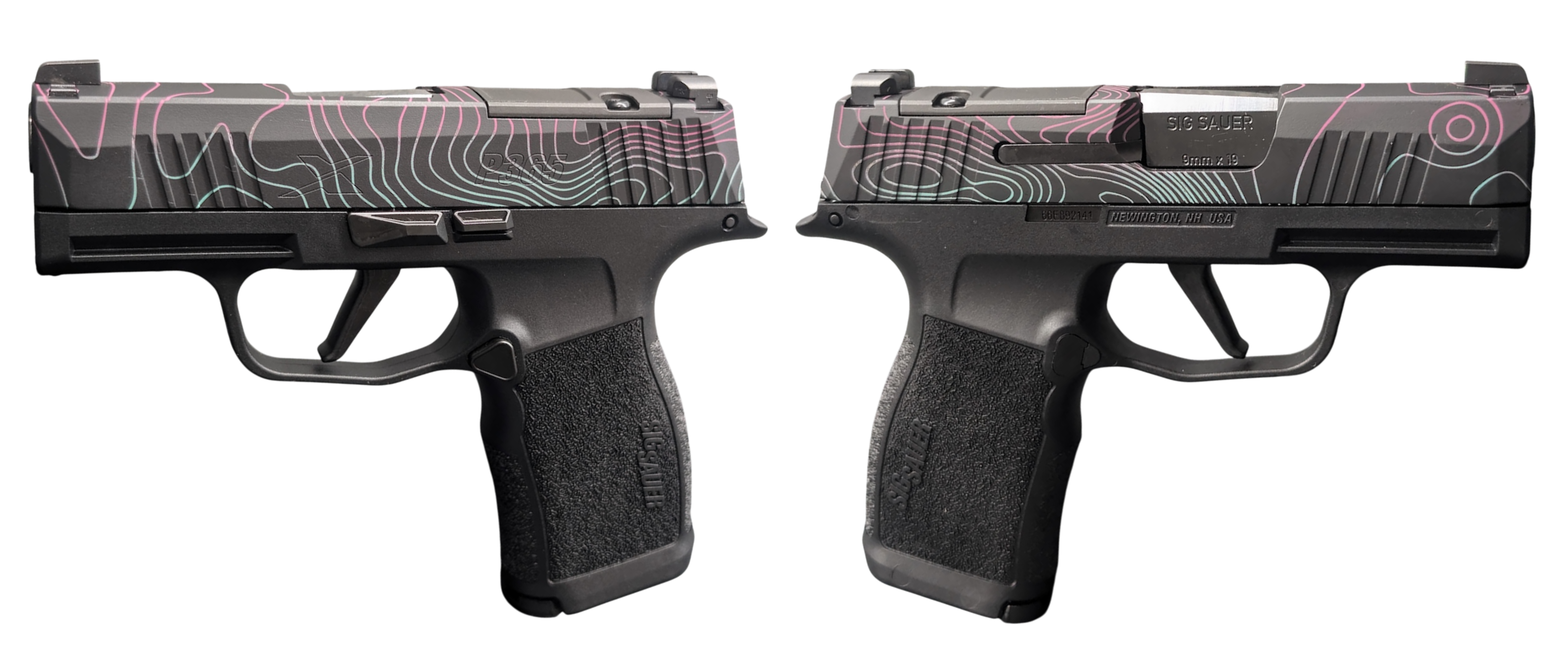 SIG SAUER P365X TOPO 9MM PSTL 3.1" BBL 2-12RD MAGS