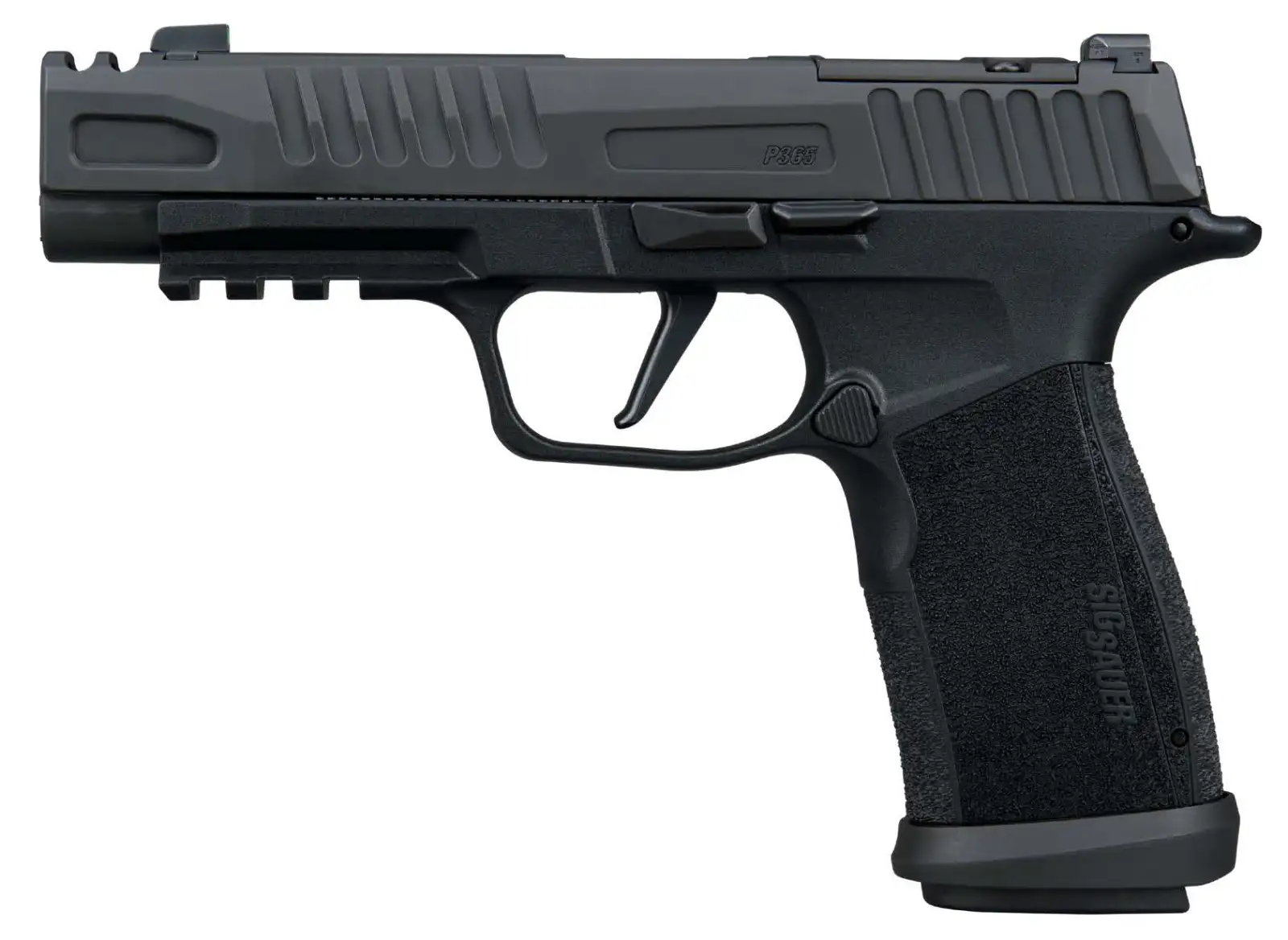 SIG SAUER P365 FUSE COMP 9MM PISTOL 3.7" COMP, BLACK OPTIC READY  2-21RD 1-17RD MAG