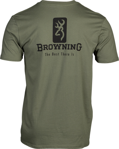 BROWNING SS T-SHIRT EMBLEM - MILITARY GREEN XLARGE