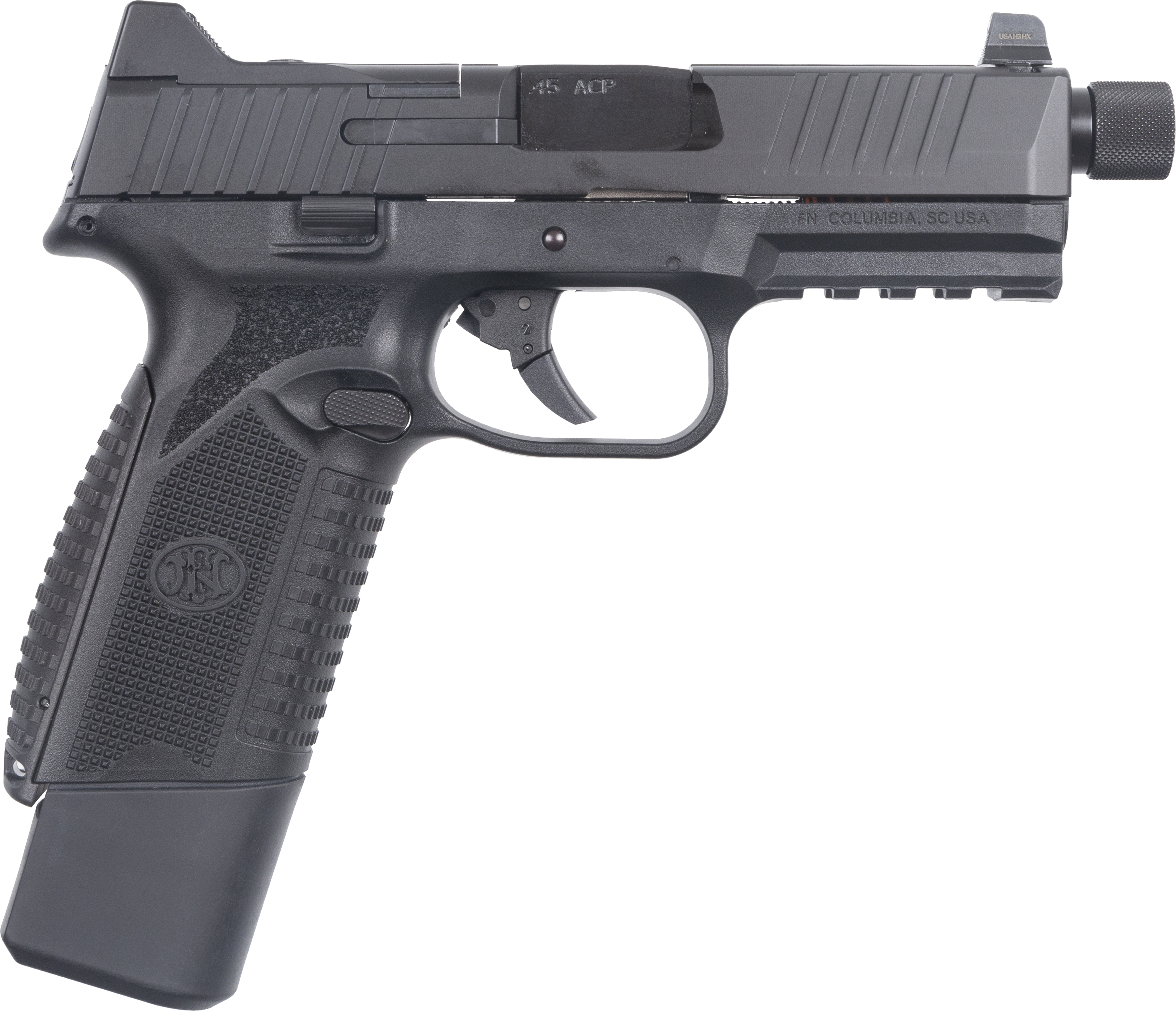 FNM 545 TAC 45AP BLK 15/18RD