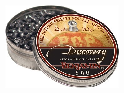 BENJAMIN DISCOVERY 22 PELLETS - 14.3 GRAINS HP 500-PACK