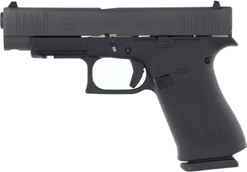 GLOCK 48 9MM LUGER FS 10-SHOT - W/ FRONT RAIL BLACK POLYMER - Image 2