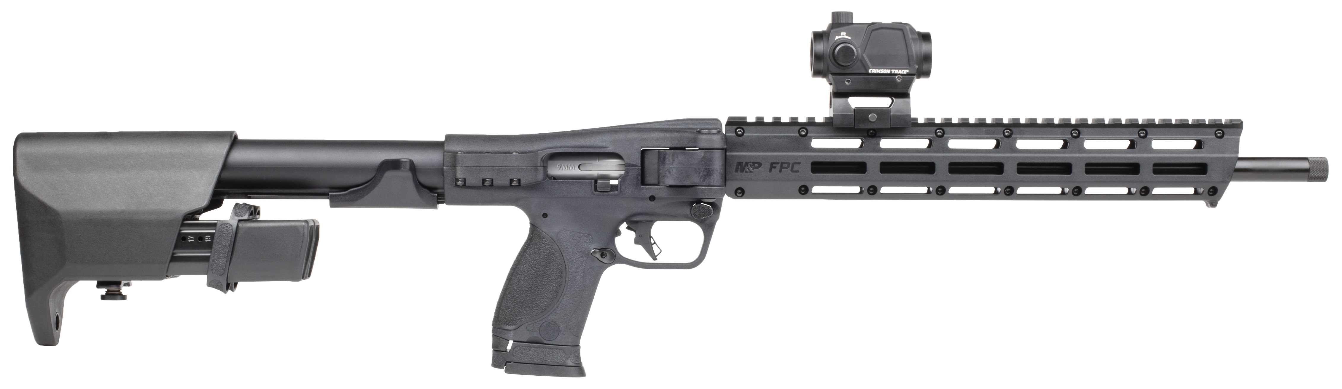 SMITH AND WESSON M&P FPC 9MM 16.25" 23+1 REDDOT