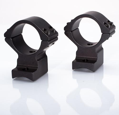 Talley Lightweight Alloy Scope Mount Combo 1" Remington 700-721-722-725-40X Med LA 20MOA Black