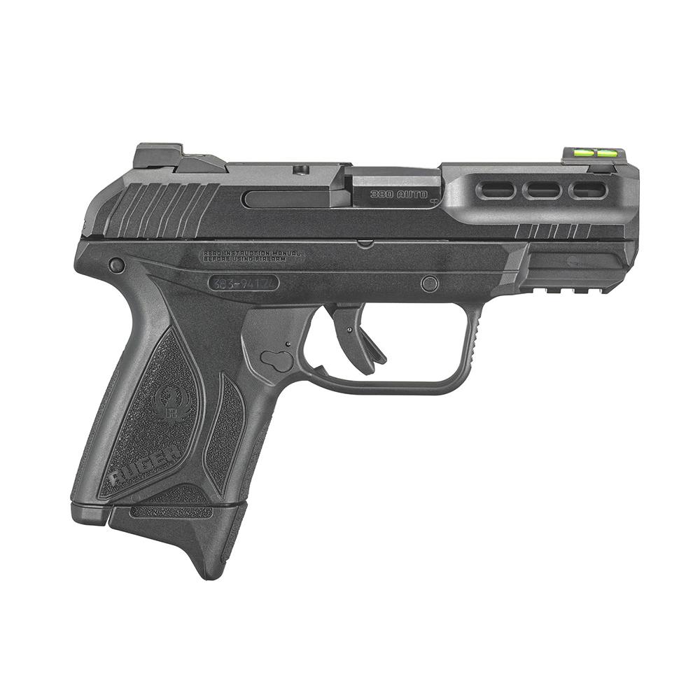 Ruger Lite Rack Security-380 Handgun .380 Auto 10rd Magazines (2) 3.42" Barrel Fiber Front Sight