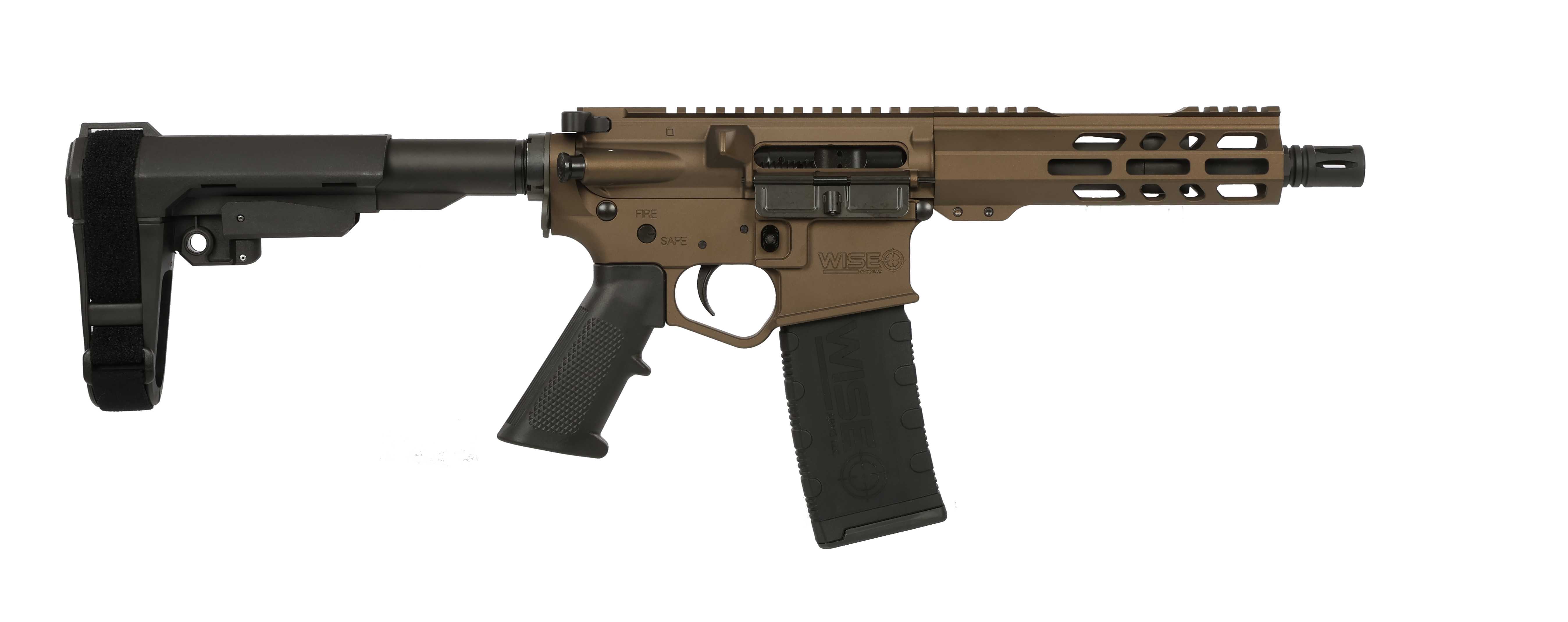 WISE ARMS WA-15B 5.56MM BRZ 7.5" SBA3
