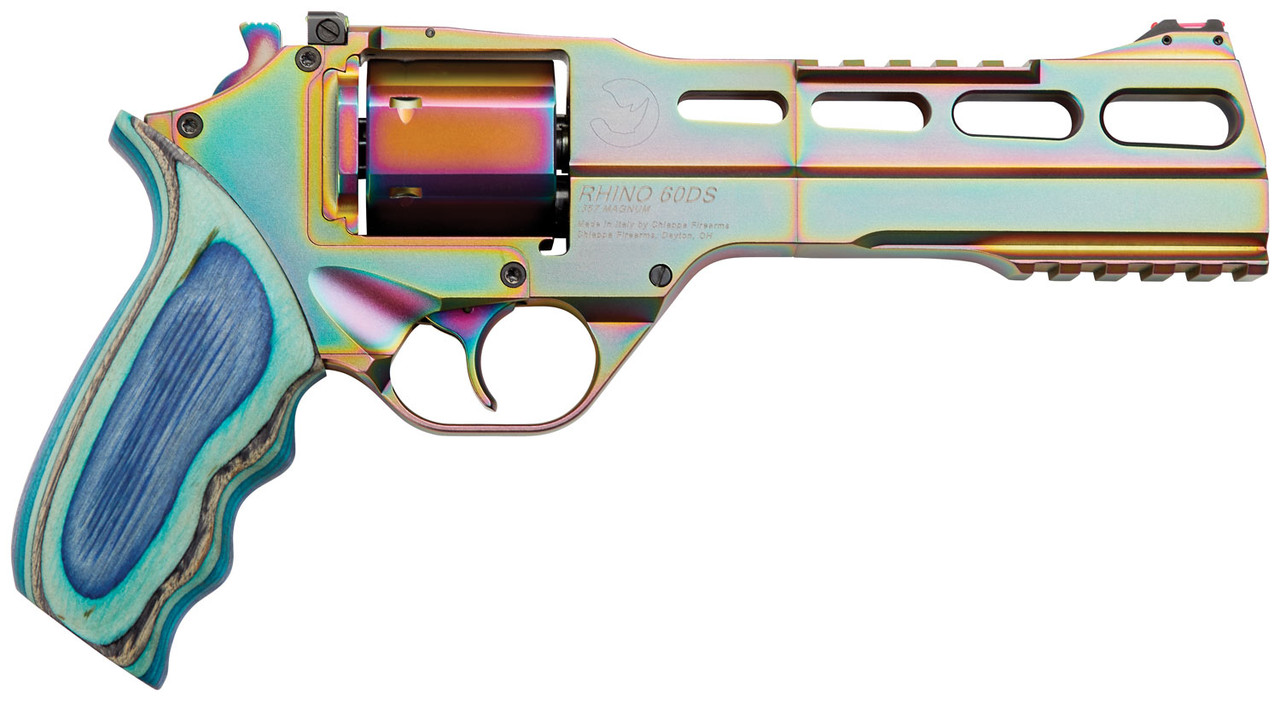 Chiappa Firearms 340.301 Rhino Nebula Revolver 60DS .357 Mag 6" 6 Rounds Nebula Finish/Blue Laminate Grips