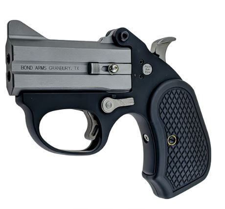 Bond Arms Stinger "Fireball" BASL-FB-9MM 3" 9mm 2 Rounds Black/Matte Stainless Extended B6 Resin Grip