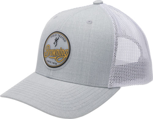 BROWNING CAP OBJECTIVE MESH - SNAPBACK HEATHER GRAY OSFM