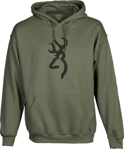 BROWNING HOODIE BACKFENCE - BROWNING ARMS GREEN XXLARGE