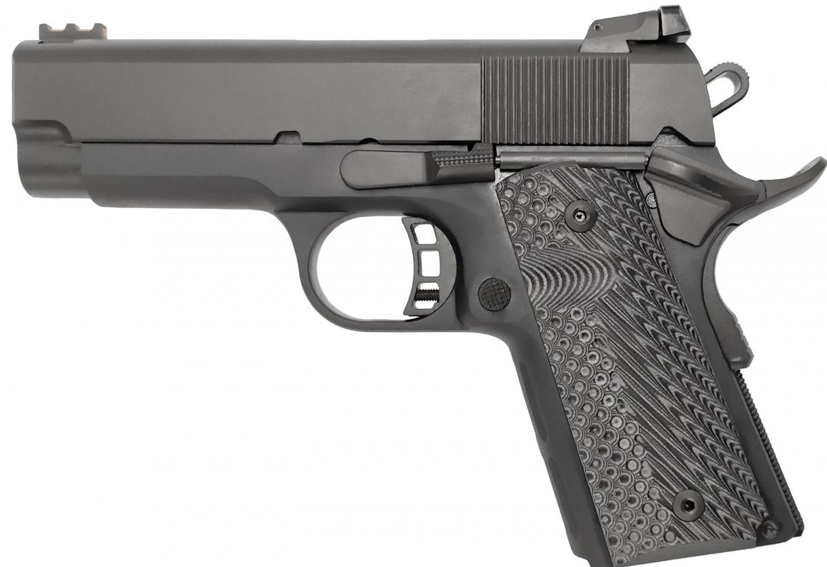 Rock Island Armory 56633 Rock Ultra 1911 CS-L Combo 3.6" 9mm/22TCM 8+1 Black