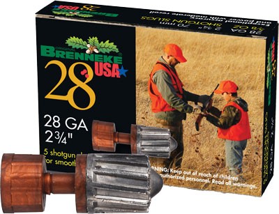 BRENNEKE USA 28GA 2.75" 5/8OZ - SLUG 5RD 40BX/CS