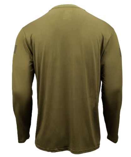 GLOCK PERFORMANCE LONG SLEEVE - SHIRT XL MILITARY GREEN