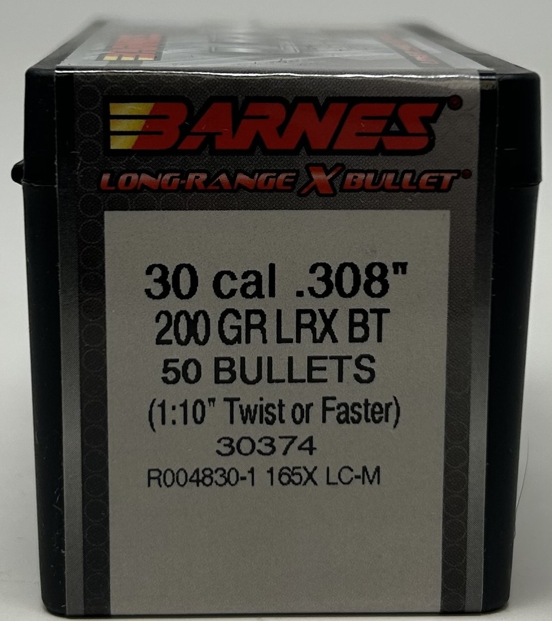Barnes 30 Cal (.308 Dia) Reloading Bullets Copper LRX B30374 200 Grain Boat Tail Ballistic Tip 50 Pieces