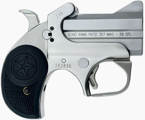 Bond Arms BACB-357/38 Cub .357 Mag/.38 SPL 2.5" Black Rubber Grip/Matte Finish