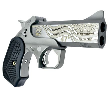 Bond Arms DT47 BADT47-45/410 .45LC/.410 Gauge 2 Rounds 4.25" Extended B6 Resin Grips