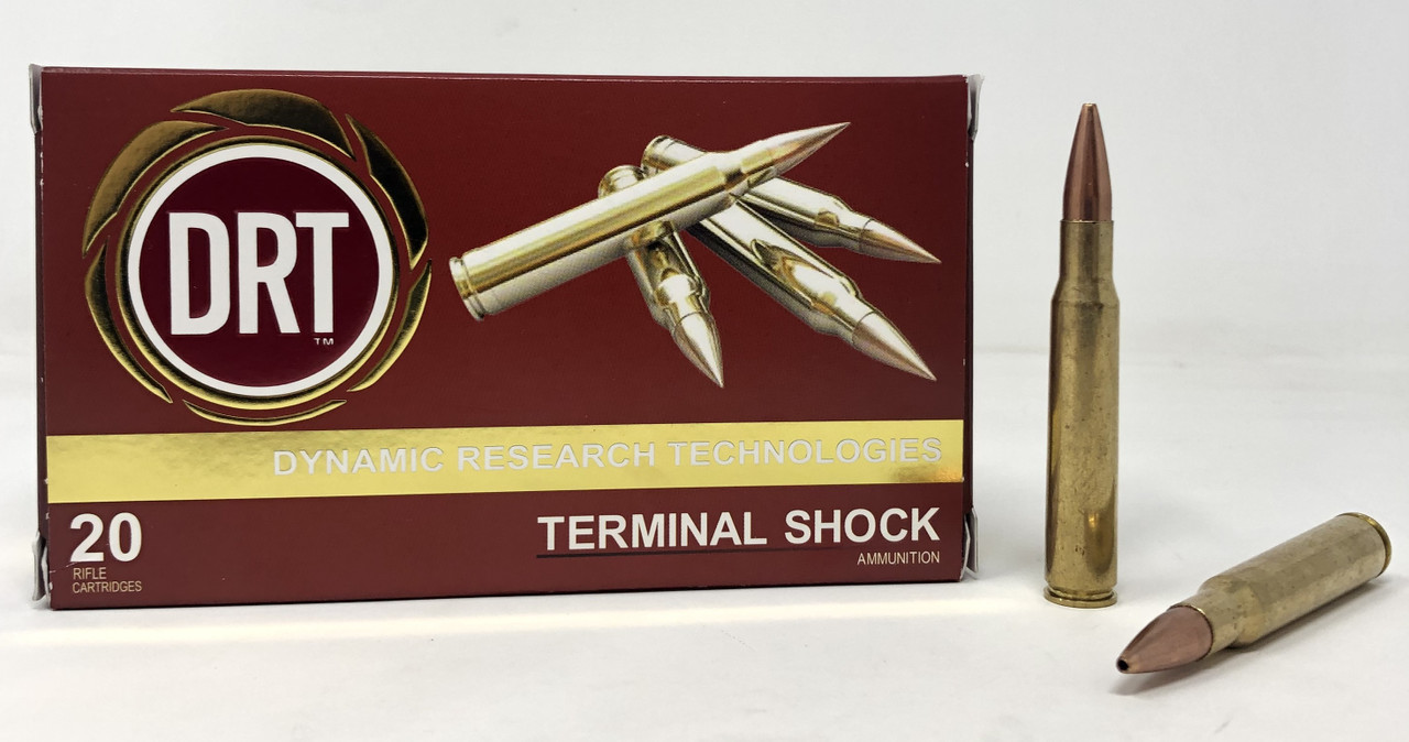 DRT 30-06 Ammunition DRT3006175TS 175 Grain Terminal Shock Hollow Point 20 Rounds