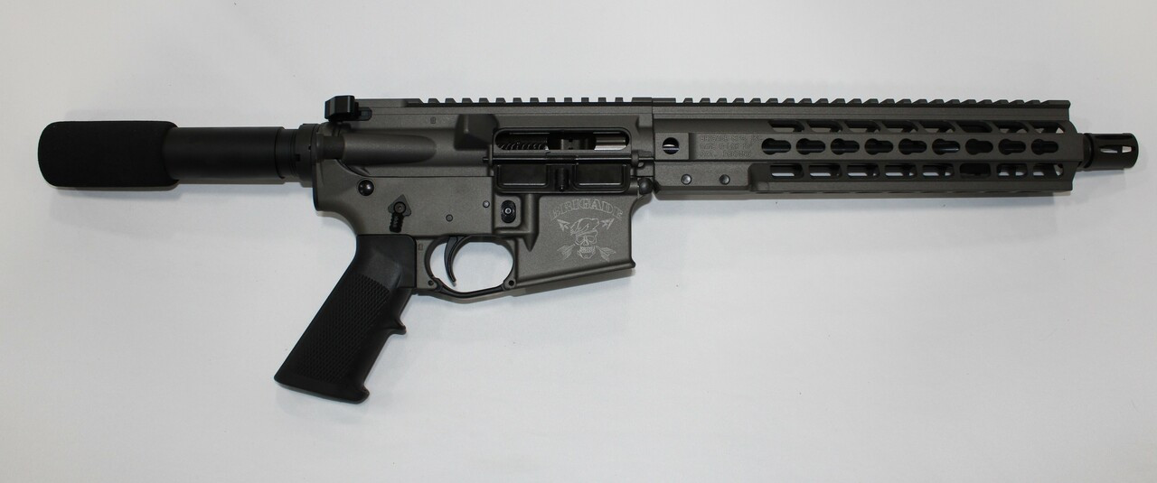 Brigade Manufacturing 5.56 Forged 10.5" 30+1 Tungsten Gray