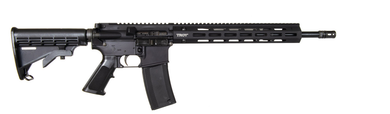 Troy Industries TRCA-CA4-14BT-23 SPC-A3 Semi-Auto Rifle 16" 5.56x45mm 30+1 Black