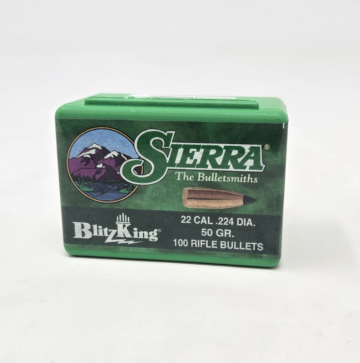 Sierra 22 Cal (.224 Dia) Reloading Bullets Blitzking SRAA1450 50 Grain Ballistic Tip 100 Pieces