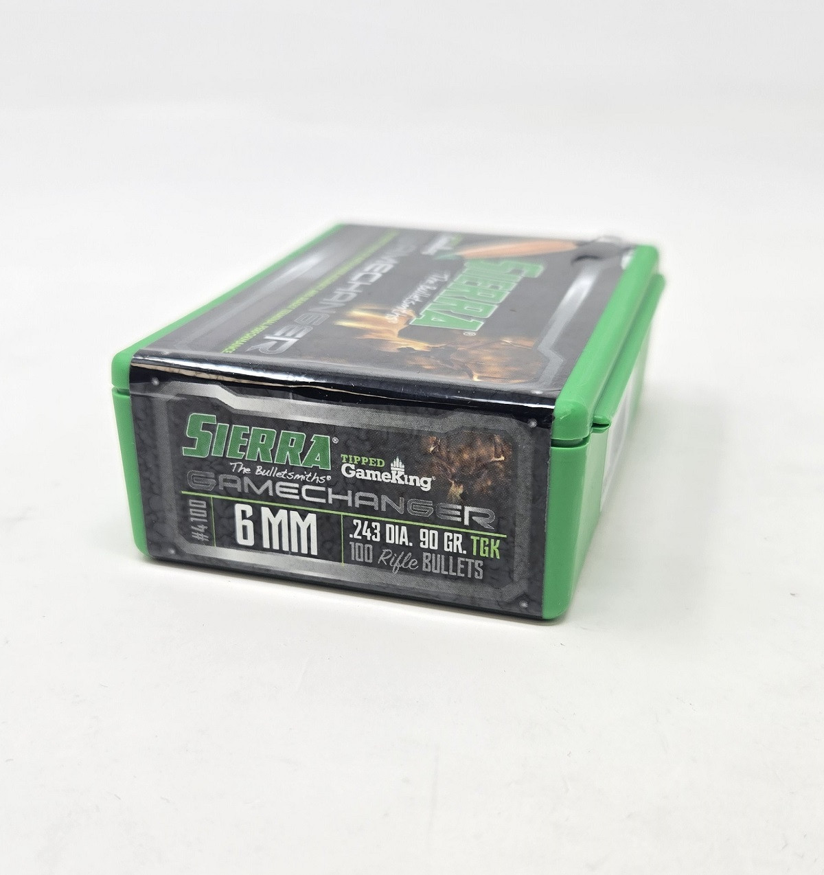 Sierra 6mm (.243 Dia) Reloading Bullets Tipped Gameking SRAA4100 90 Grain Ballistic Tip 100 Pieces