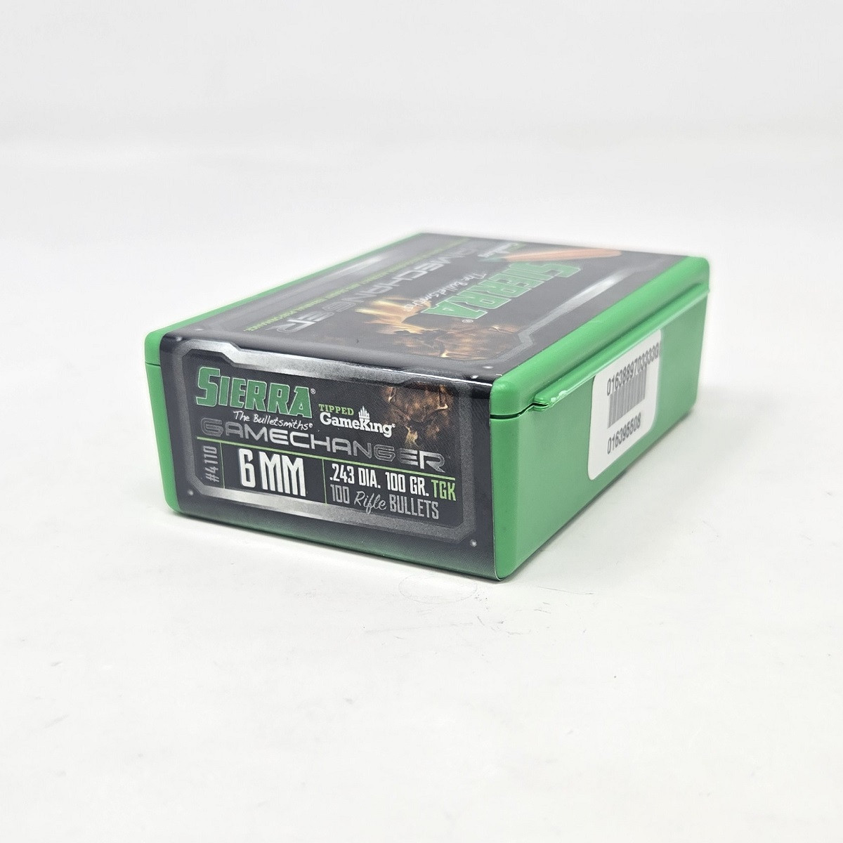 Sierra 6mm (.243 Dia) Reloading Bullets Tipped Gameking SRAA4110T 100 Grain Boat Tail Ballistic Tip