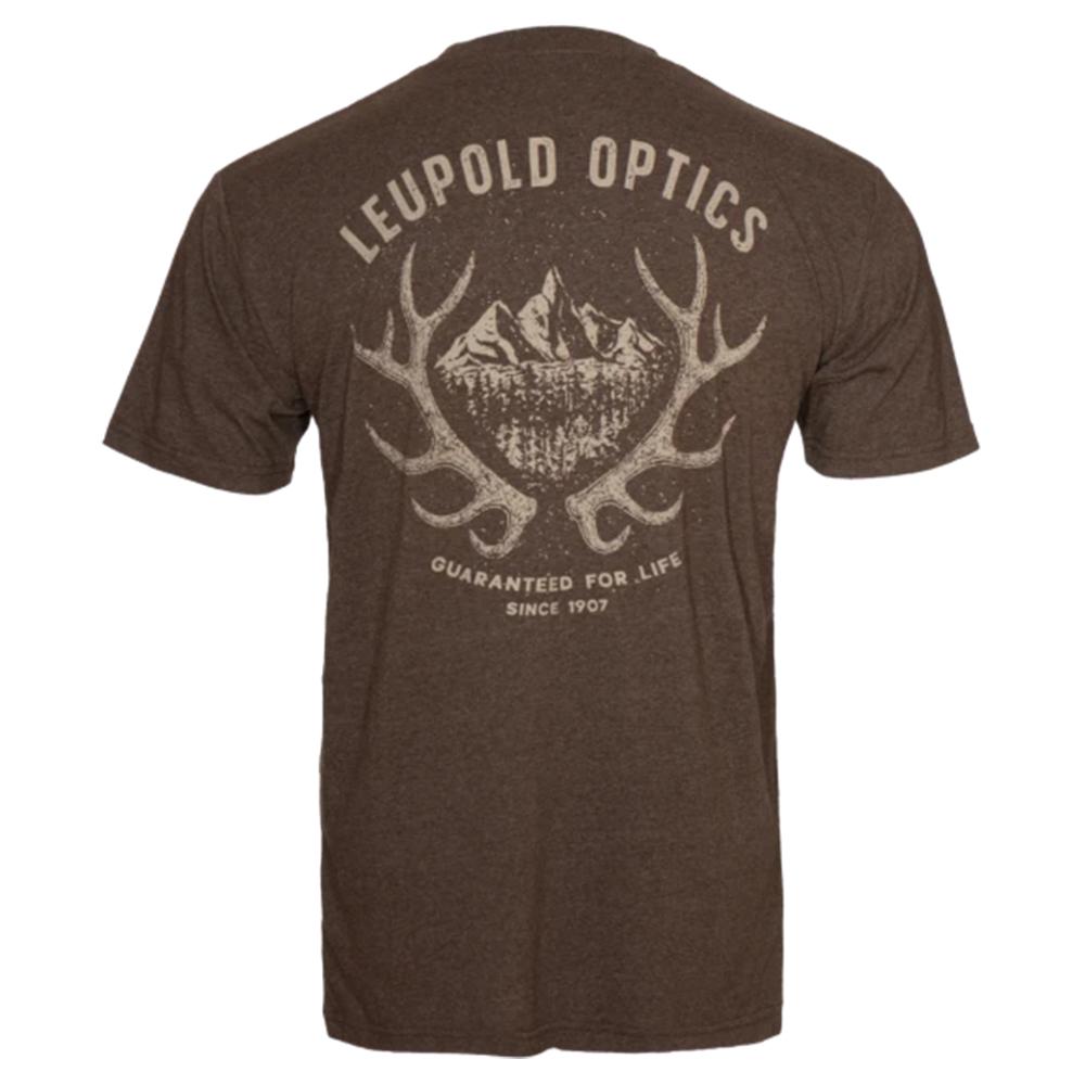 Leupold Antler Range Tee Brown Heather L