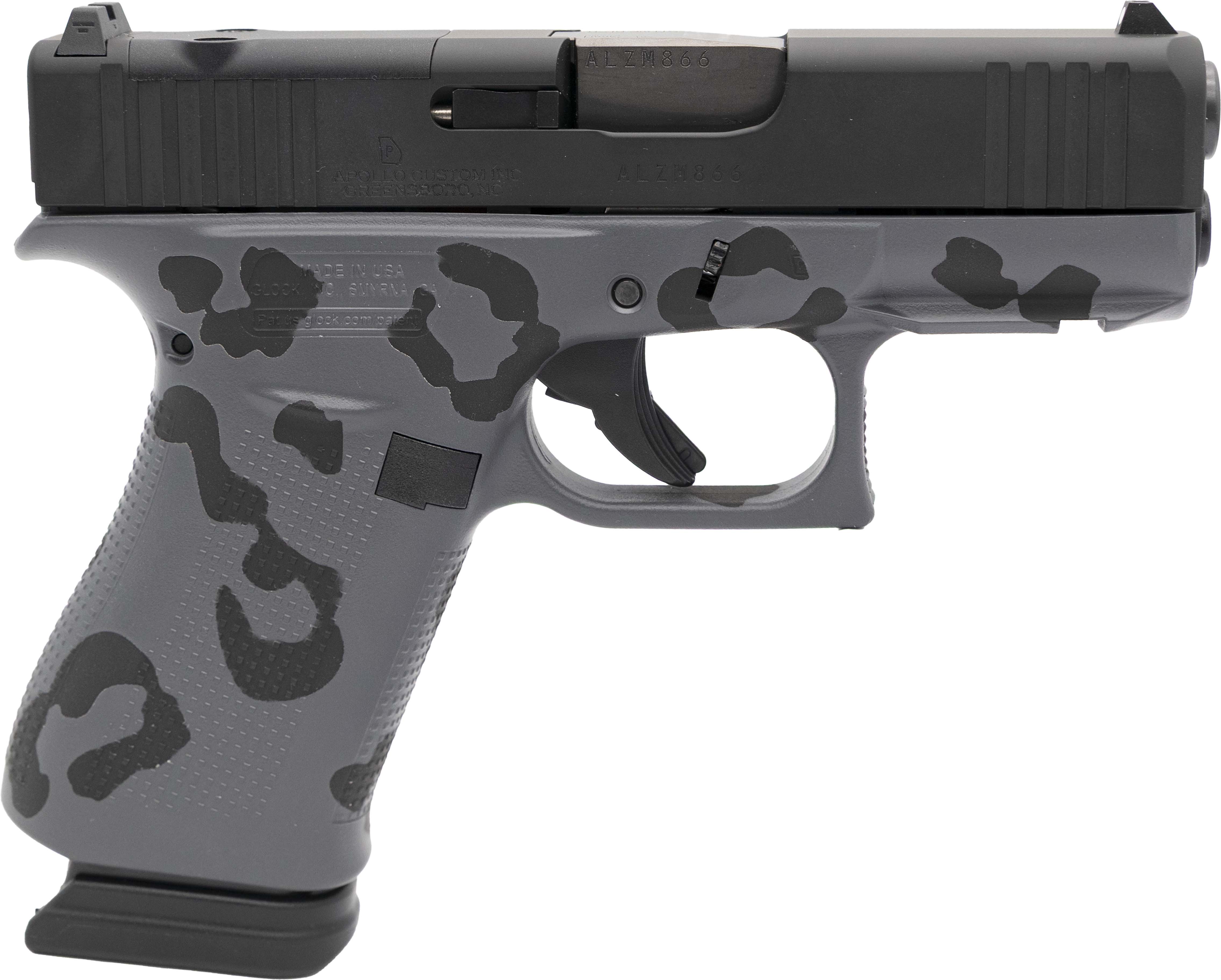 GLK 43XMOS 9MM 15R BLK GRY LPD