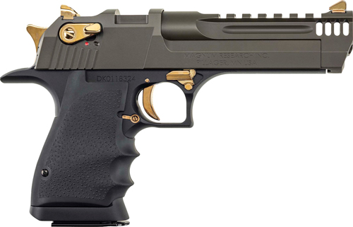 DESERT EAGLE L5 SERIES 50AE - 5" BLACK & GREEN CERAKOTE