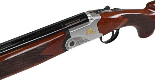 IVER JOHNSON 600LW O/U 12GA 3" - 28"VR SILVER BLACK WALNUT - Image 3