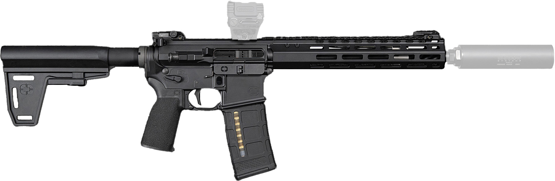 SHD E526 BLK 5.56 11.5 DLC 30R