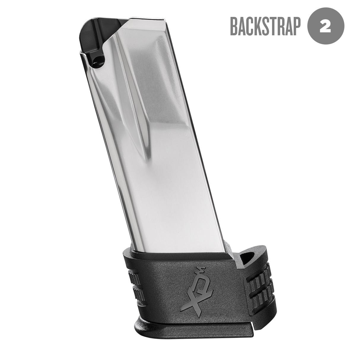 Springfield XD-M Elite Compact Extended Magazine with Sleeve #2 (for Backstrap #2) 10mm 15/rd