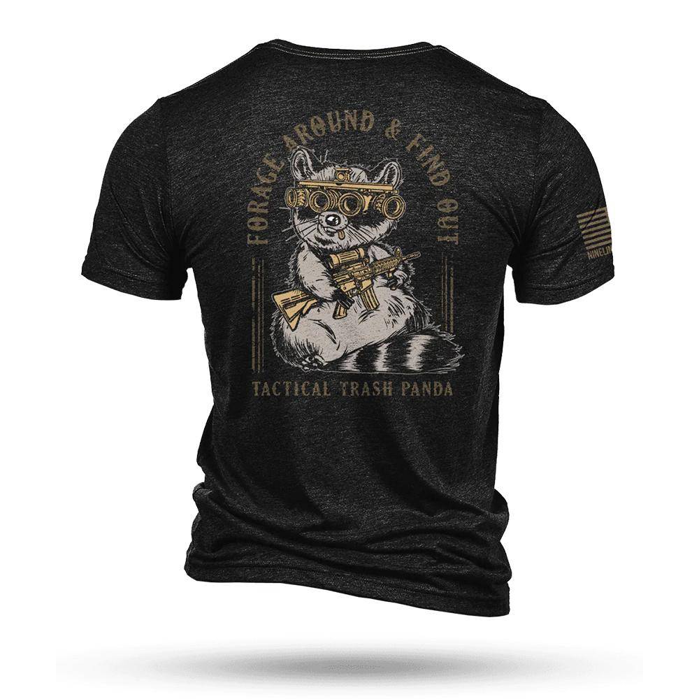 Nine Line Tactical Trash Panda Tri-Blend T-Shirt Black 2XL