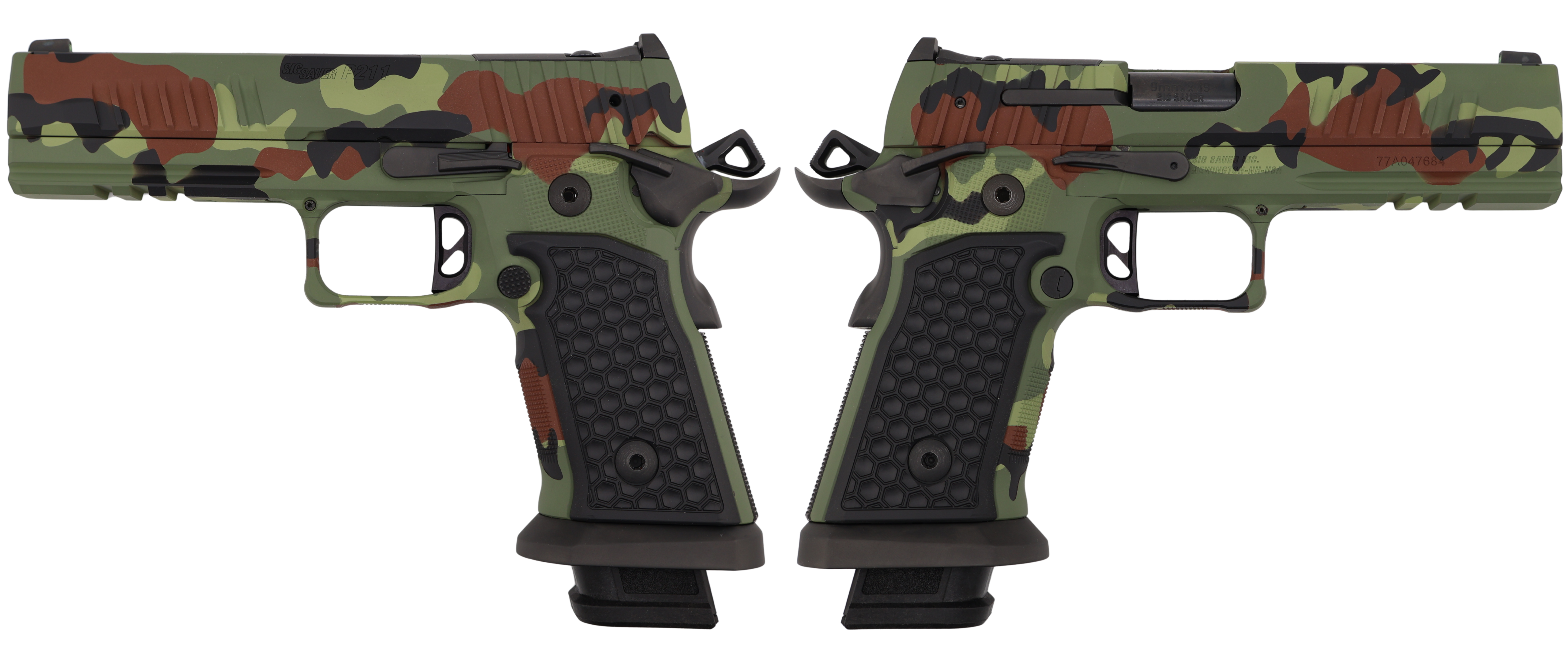 SIG SAUER P211-GT5 9MM PISTOL 5" M81 2-21RD, 1-17RDRD MAGS